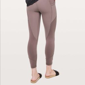 Lululemon All The Right Places Crop. Antique Bark.